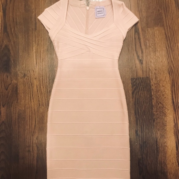 Hervé Leger Bandage Dress (XS) - Picture 1 of 7